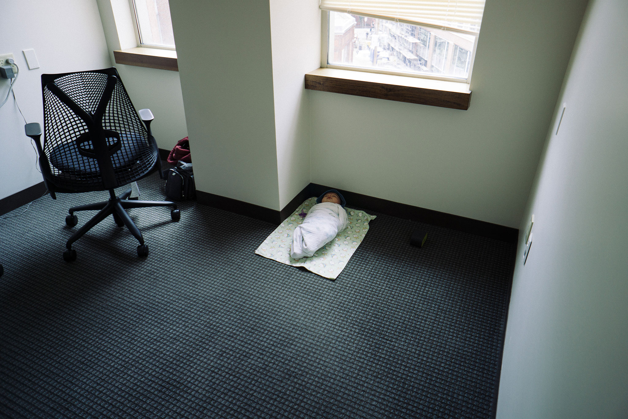 another time at the same floor, at the kennedy school